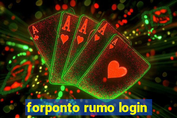 forponto rumo login